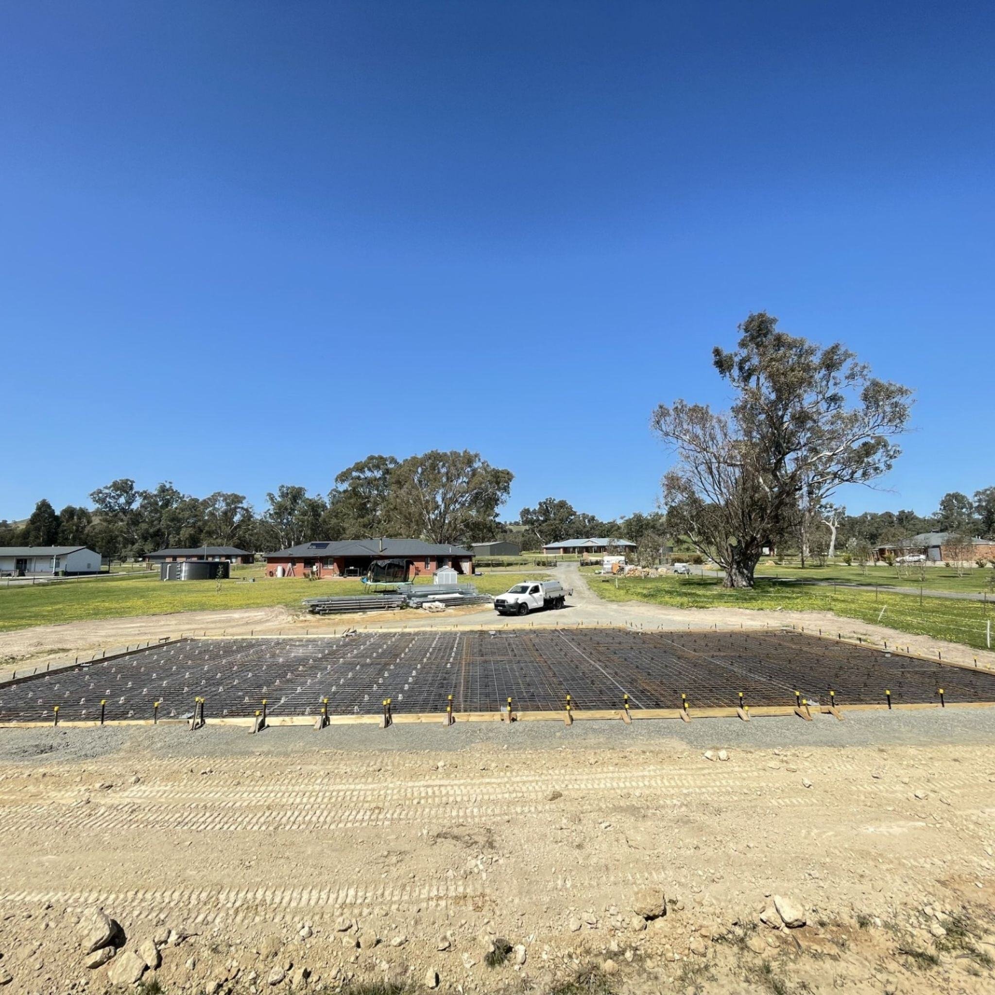 Murrindindi Concrete House shed slab Yea, Buxton, Mansfield, Wangaratta 2