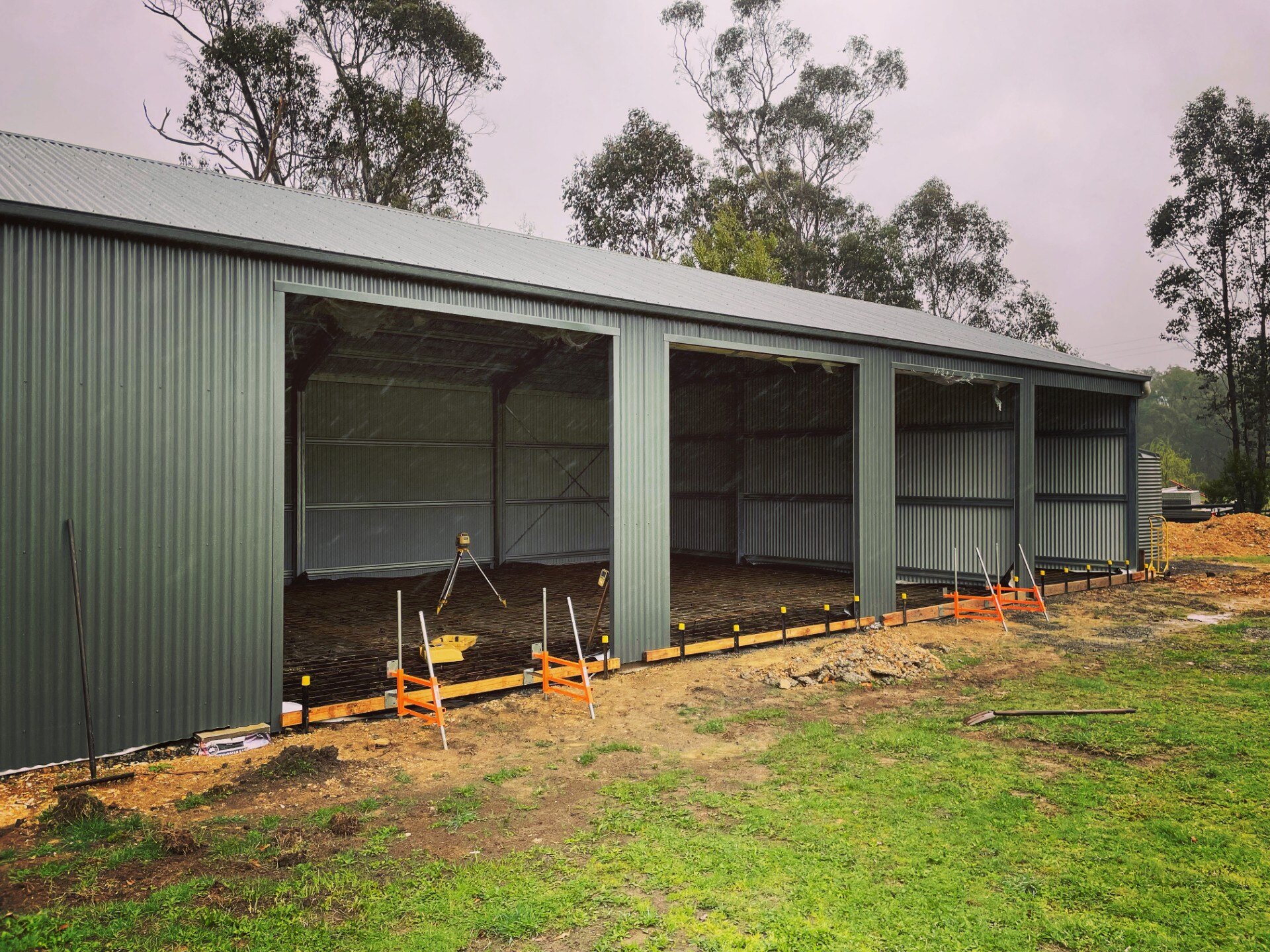 Murrindindi Concrete shed slab photo